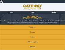 Tablet Screenshot of gatewaydistribution.net